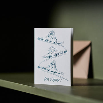 Hot Pink Press Bon Voyage Card