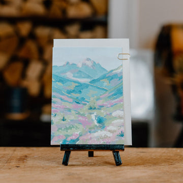 Claire Paul Pastel Mountains Card