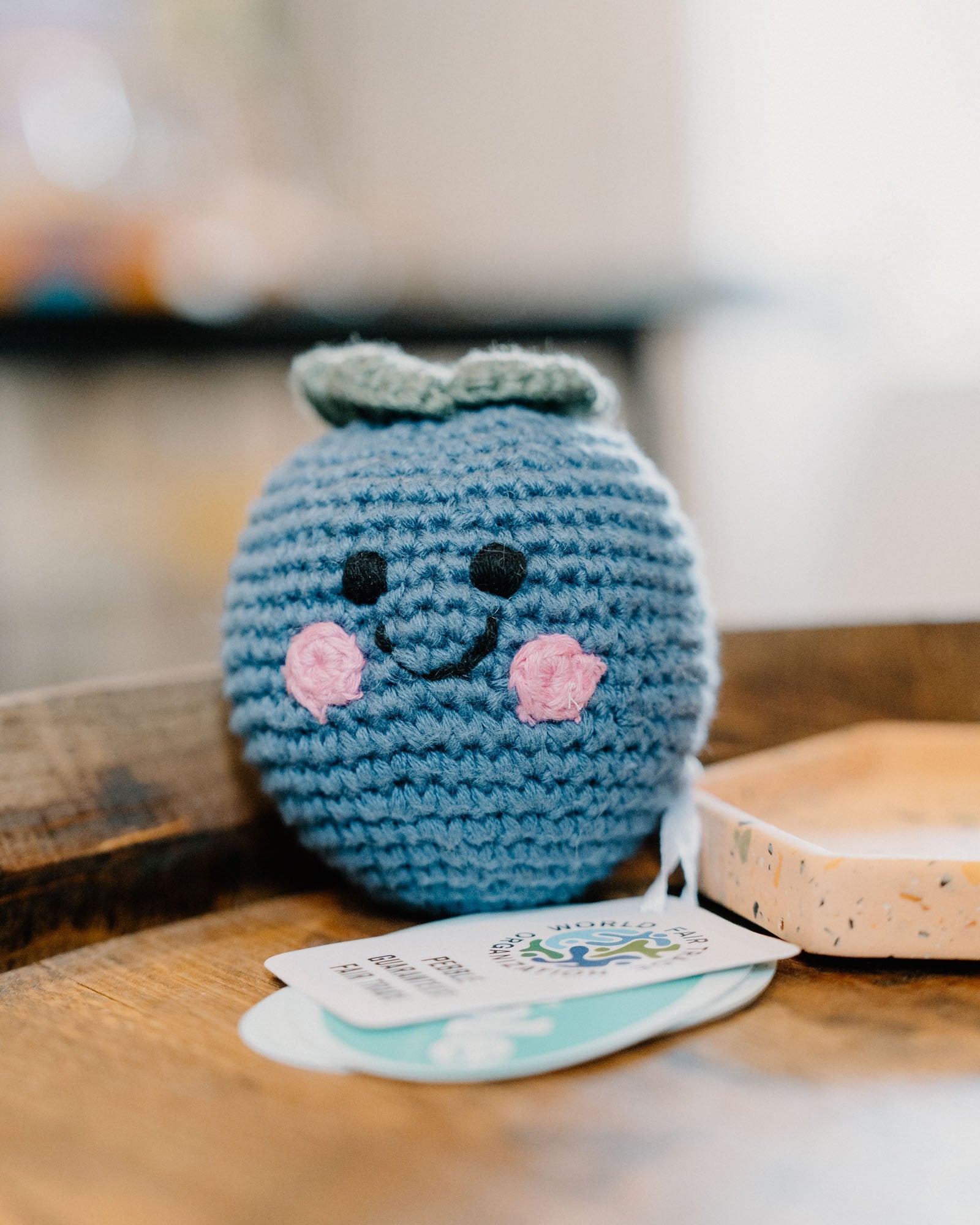 Pebble Friendly Blueberry Rattle - Hidden Scotland