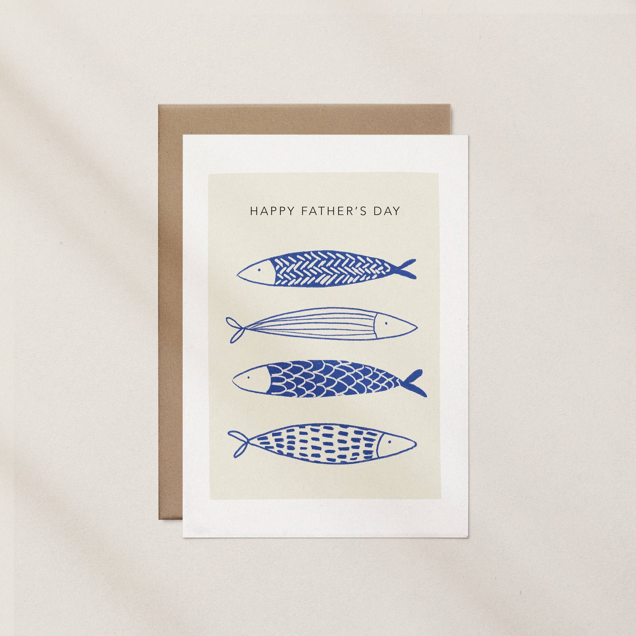Nat Creative - Happy Father's Day Fish Blue