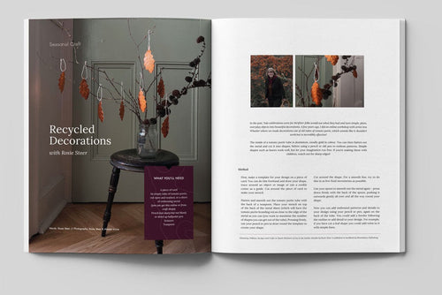 Recycled Decorations, a seasonal craft with Rosie Steer