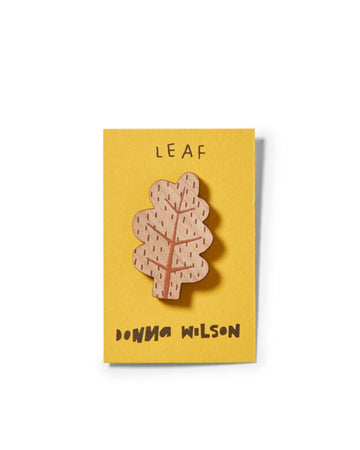 Leaf Badge by Donna Wilson