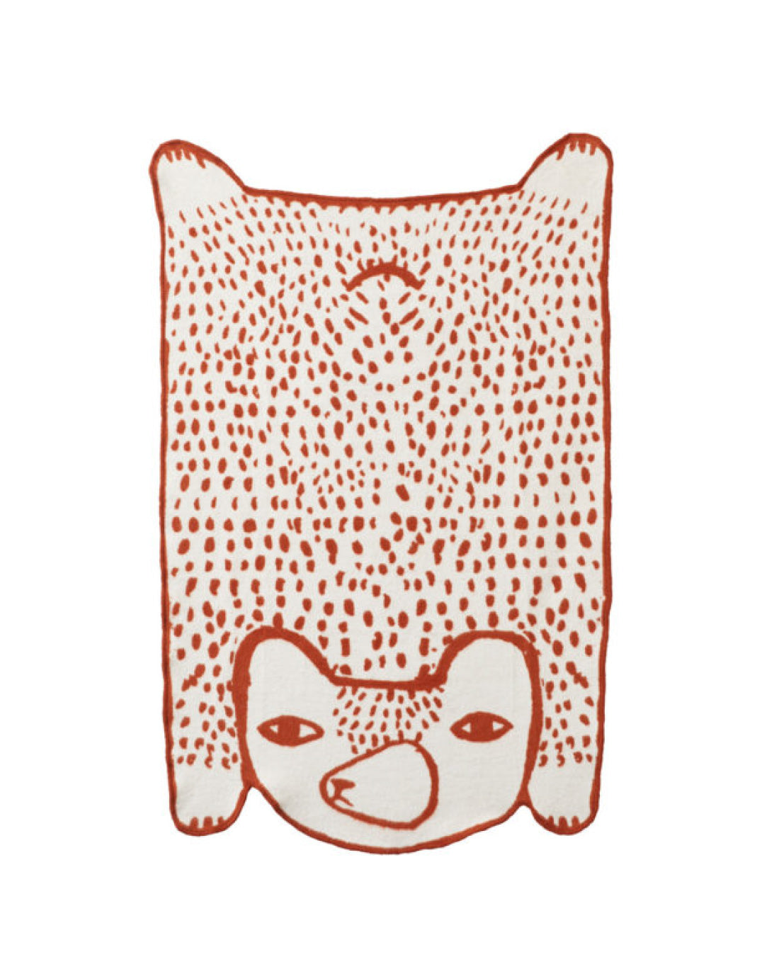 Bear Cotton Mini Blanket by Donna Wilson