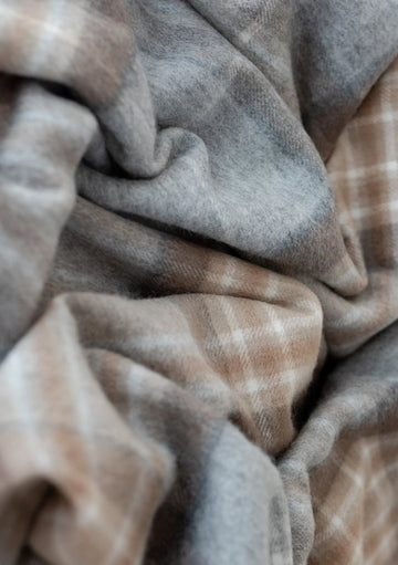 TBCO Lambswool Baby Blanket in Mackellar Tartan