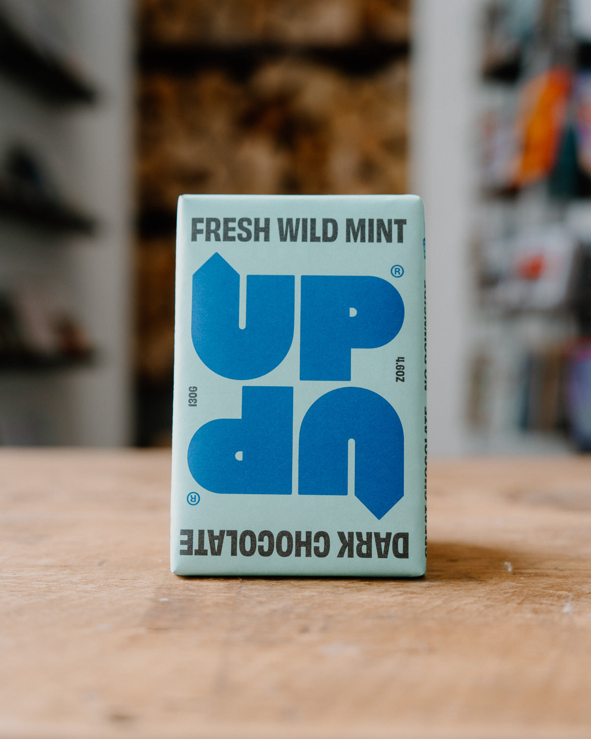 UP-UP Chocolate - Wild Mint Dark Chocolate Bar