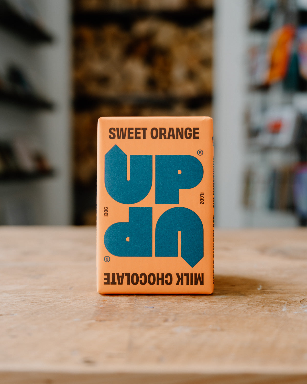 UP-UP Chocolate - Sweet Orange Milk Chocolate Bar