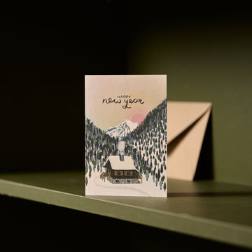 Lomond Paper Co Happy New Year Mountains