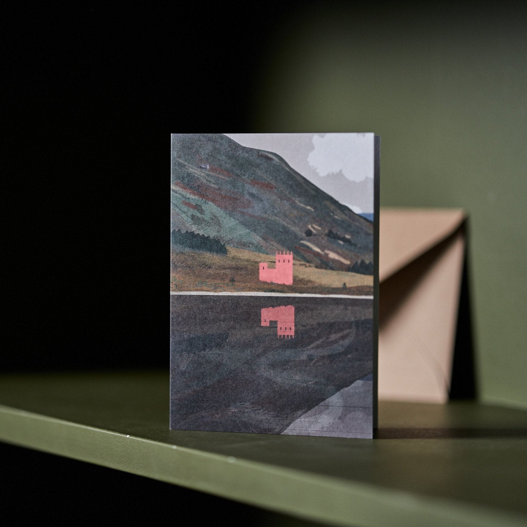 Pink Castle Card By Eat Haggis