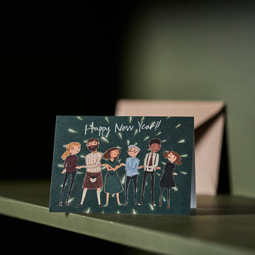 Joy Nevada Happy New Year Card