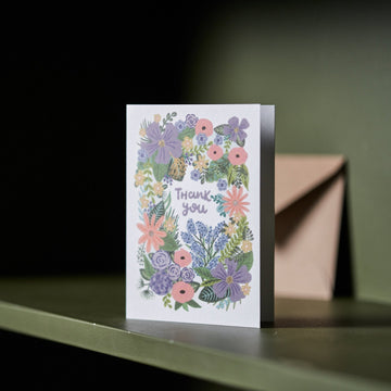 Lomond Paper Co Thank You Flowers Card