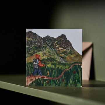 Walk Into The Mountains Card By Samantha Dolan