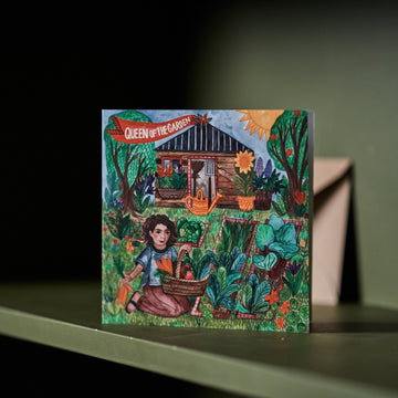 Queen Of The Garden Card By Samantha Dolan
