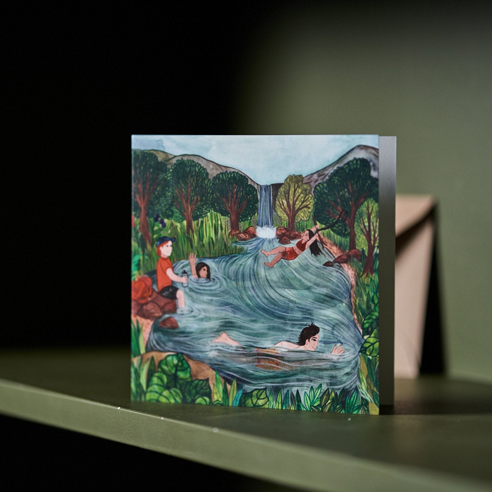 Wild Swim Card By Samantha Dolan