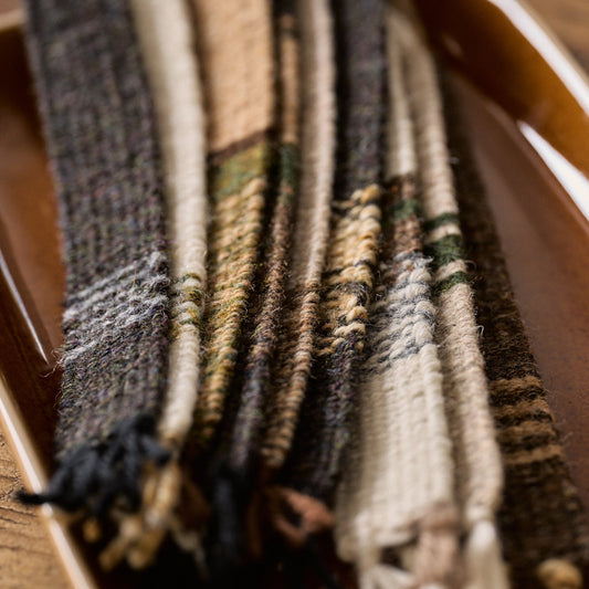 Cabin Woven Skinny Bookmark
