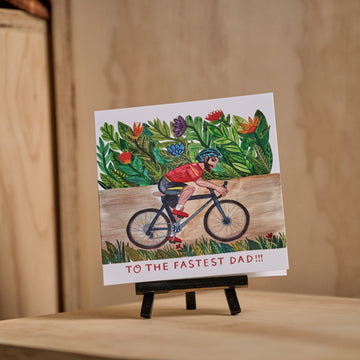 Fastest Dad Card By Samantha Dolan