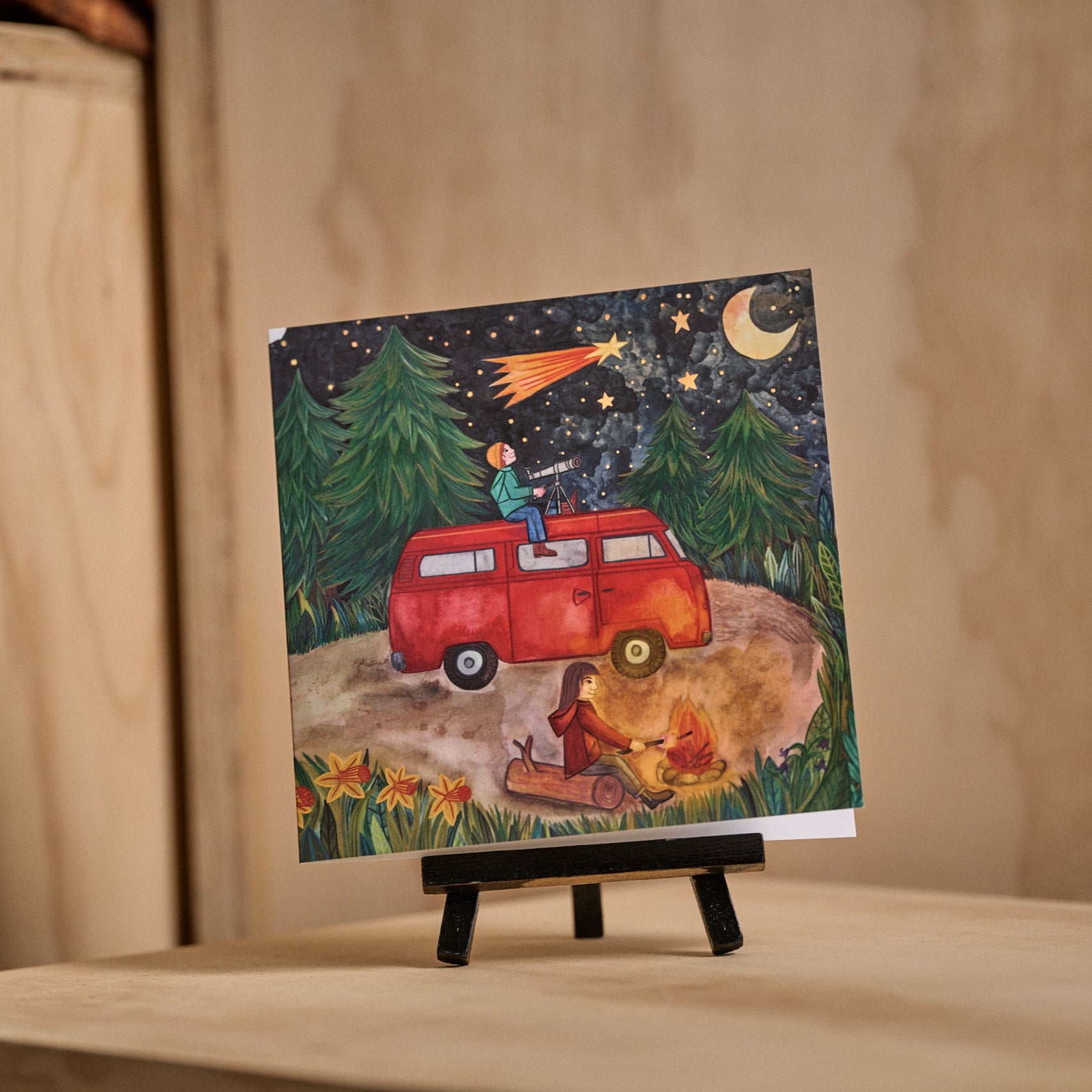 Starry Night Card By Samantha Dolan