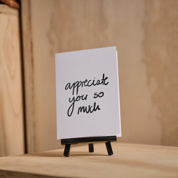 Appreciate You So Much Greeting Card