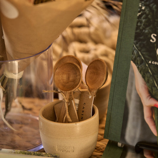 Cabin Carved Coffee Scoop