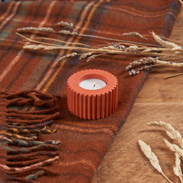 Tealight Holder In Coral