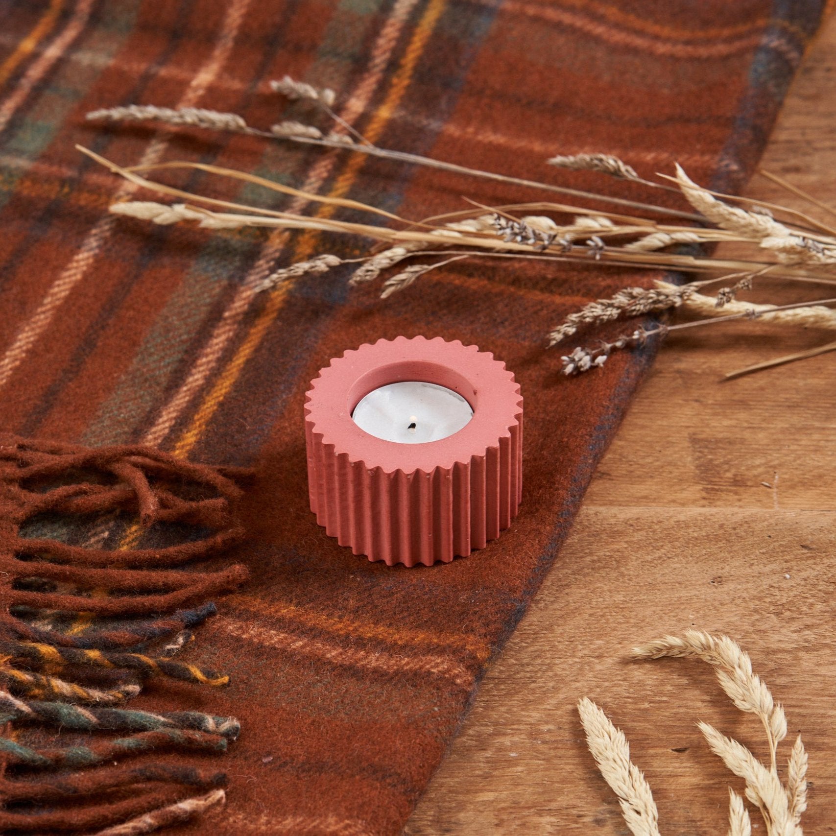 Tealight Holder In Blush