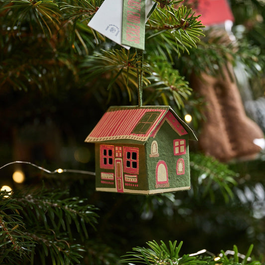 Scottish Bothy Screen-Printed Decoration