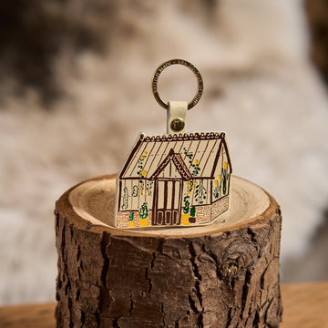 Ark Colour Design Greenhouse Key Fob In Cream