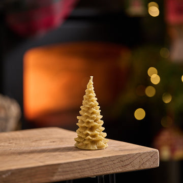 Beeswax Natural Christmas Tree Candle