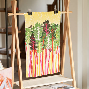 Rachelle W Designs Swiss Chard Tea Towel
