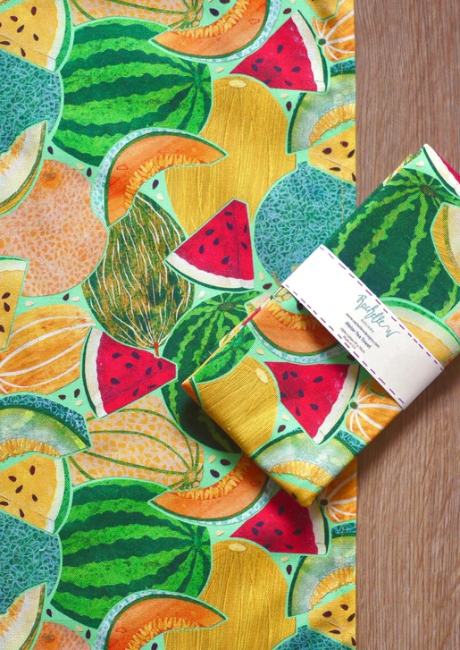 Rachelle W Designs Summer Melon Tea Towel