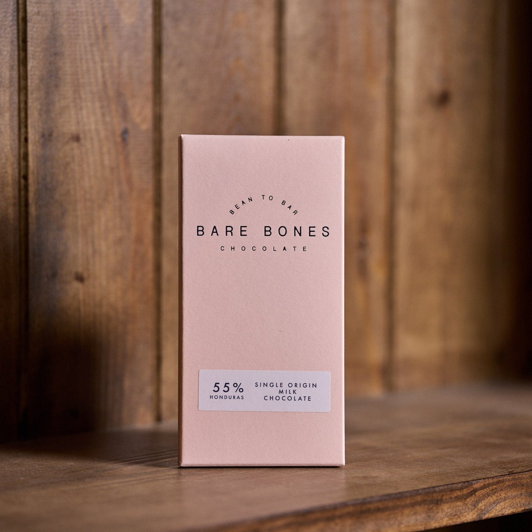 bare bones single origin milk chocolate