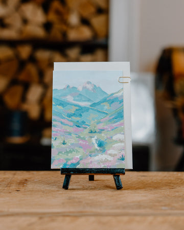 Claire Paul Pastel Mountains Card