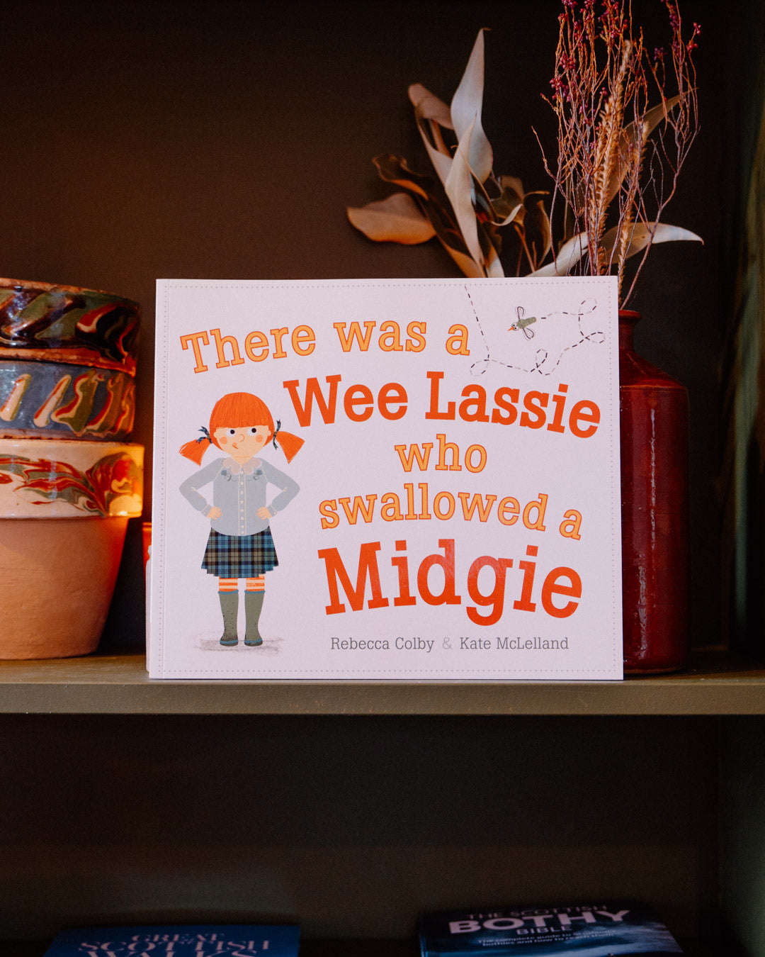 There was a wee lassie who swallowed a midgie