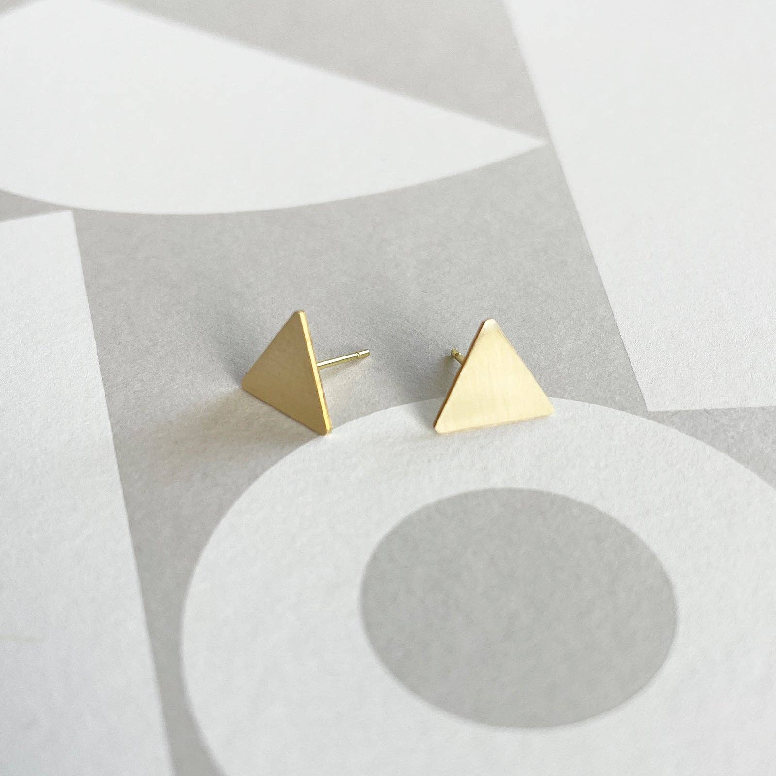 Tom Pigeon - Triangle Stack Earrings