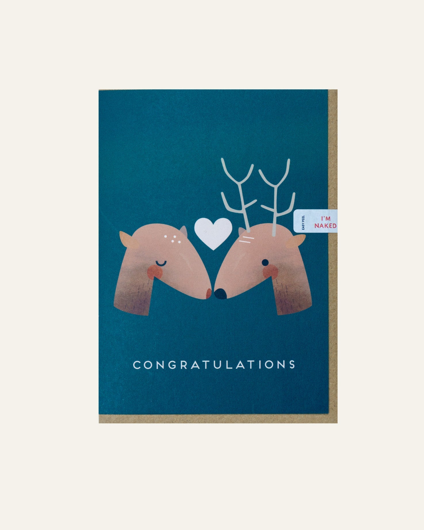 Deer Congratulations Card - Hidden Scotland