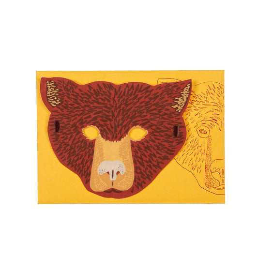 East End Press Bear Mask Card - Hidden Scotland