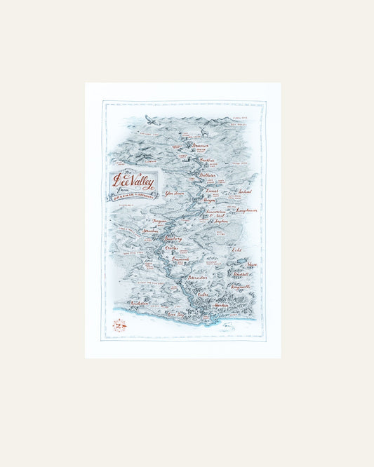 Rho Rho Dee Valley Map A3 - Hidden Scotland