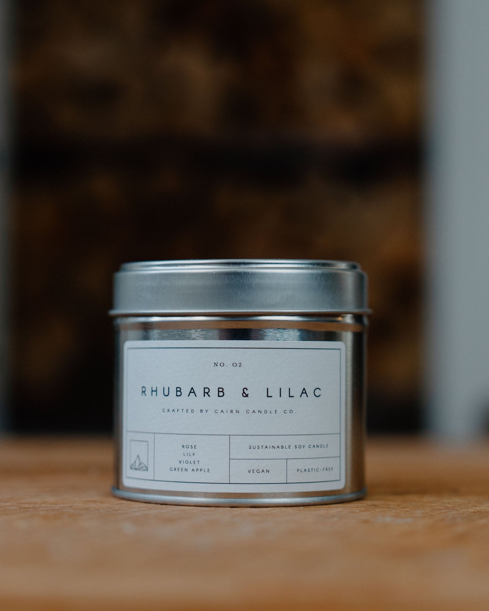 Rhubarb & Lilac Candle - Hidden Scotland